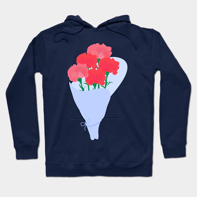 carnations bouquet Hoodie by CindyS